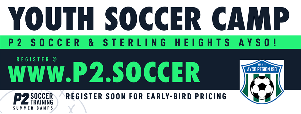Register now for P2 Soccer Camp
